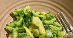 Creamy Cucumber Avocado Salad