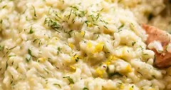 Creamy Lemon Herb Baked Risotto