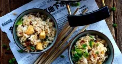 Cantonese Chicken and Salted Fish Fried Rice