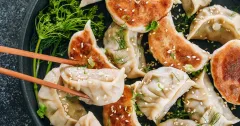 Homemade Pork and Dill Dumplings