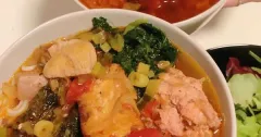 Bún riêu full topping dễ nấu kiểu du học sinh