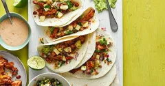 Crispy Chicken and Pineapple Tacos