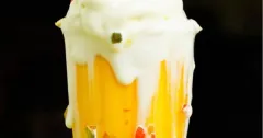 Mango Falooda with Vermicelli and Ice Cream