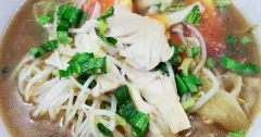 Canh chua chay nấm bào ngư thanh mát