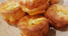 Bánh Popovers Nở Phồng Giòn Nhẹ