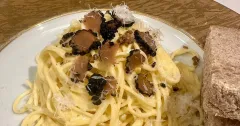Tagliolini with Taleggio and Black Truffle