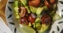 Fresh Avocado Cucumber Tomato Salad