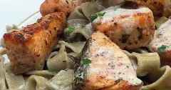 Creamy Salmon Tagliatelle
