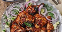 Grilled Tandoori Chicken with Jeera Rice
