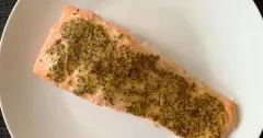 Easy Baked Salmon with Dijon Mustard and Chives