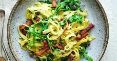 Bacon, Courgette and Caper One-Pot Pasta