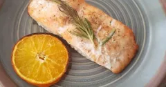 Orange Rosemary Baked Salmon