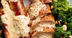 Pork Tenderloin with Creamy Mustard Pan Sauce