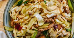 Pork Stir-Fry with Pickled Cabbage