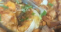 Cá bông lau kho thịt ba rọi đậm đà đưa cơm