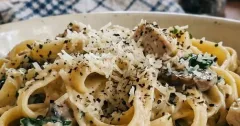 Creamy Garlic Parmesan Chicken Pasta