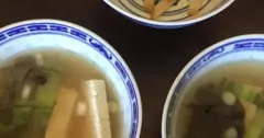 Homemade Miso Soup with Fermented Soybean Paste
