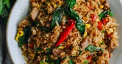 Thai Basil Pork Fried Rice