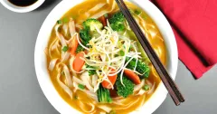 Vegetarian Dan Dan Noodle Soup