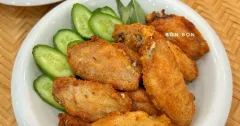 Cánh gà chiên giòn phô mai vàng rụm