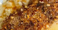 Pecan Crusted Chicken with Hot Honey Butter