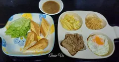 Bánh mì bò né thập cẩm giòn ngon
