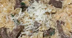 Creamy Smoked Paprika Steak Pasta