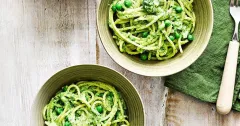 Lemon Green Pesto Pasta