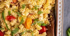 Creamy Baked Feta Pasta with Cherry Tomatoes