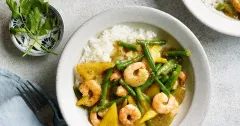 Thai Green Prawn Curry Rice Bowls