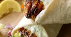 Greek Chicken Gyros with Tzatziki