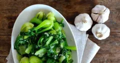 Garlic Baby Bok Choy Stir-Fry