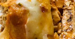 Cheesy Grilled Chicken Enchiladas