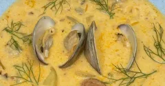 Creamy Cajun Clam and Snail Chowder
