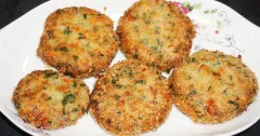 Crispy Salmon and Spinach Cakes