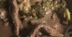 Beef, Onion, and Broccoli Stir-Fry