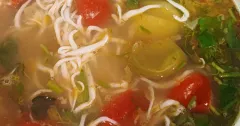 Canh chua cá ngần nấu dứa thanh mát đậm vị