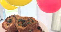 Bánh mì nướng tỏi bơ giòn thơm bằng nồi chiên không dầu