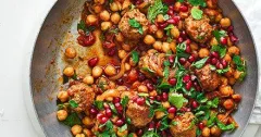 Aromatic Spiced Lamb Meatball Stew with Chickpeas