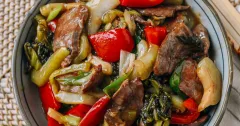 Stir-Fried Beef with Pickled Mustard Greens (Haam Choy)