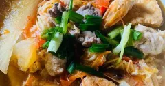 Cách nấu bún riêu thịt tôm đậm đà, dễ làm tại nhà