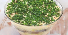 Layered Herring and Beetroot Salad
