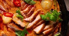 Thai Red Duck Curry with Crispy Duck Breast