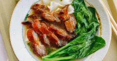 Char Siu Ho Fun Noodle Soup
