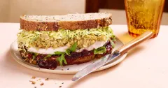 Leftover Chicken and Stuffing Sandwich