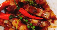 Ba rọi chay kho khô đậm đà ăn với cơm