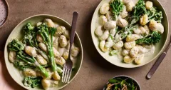 Creamy Blue Cheese Gnocchi with Long-Stem Broccoli