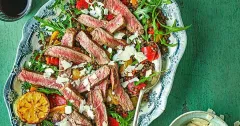 Italian-Style Steak Tagliata with Zesty Puy Lentils