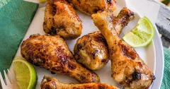 Sticky Lime Coconut Chicken Drumsticks