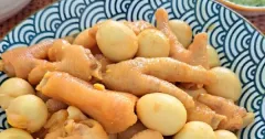 Chân Gà Kho Trứng Cút Đậm Đà